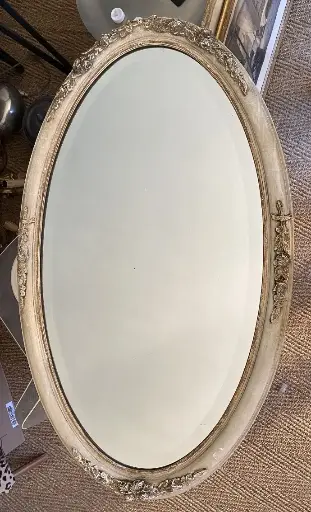 Miroir en bois XIXème.                                               Wooden mirror 19th century