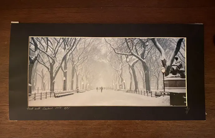 Photos originales de central park New York. Fin du XXème.                                                                          Original photos of central park New York. End of the 20th century