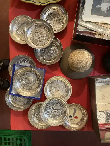 Coupelles marine 20 ème