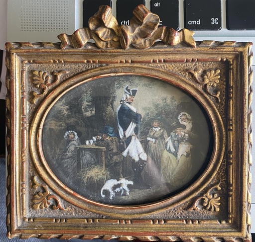 Tableaux XIXème-Tableaux-école française-tableaux cadres bois.